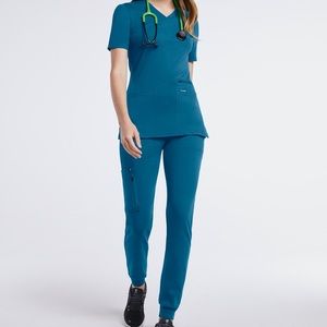 Jaanuu scrub set Caribbean Blue